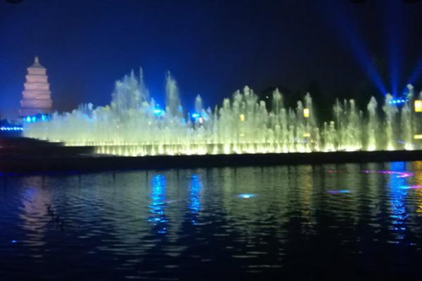 西安大雁塔音乐喷泉时间2022