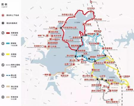 武汉东湖一日游最佳路线图