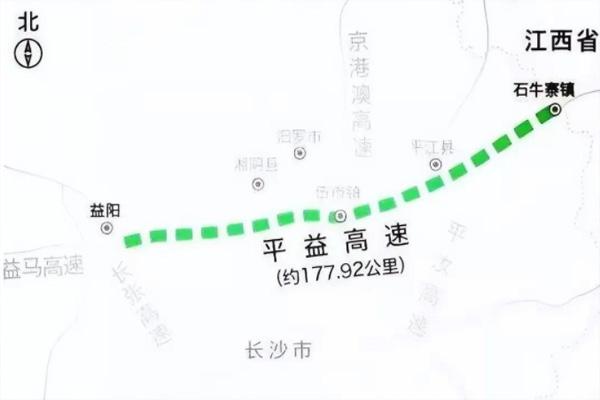 平益高速规划线路图 平益高速2022年几月通车