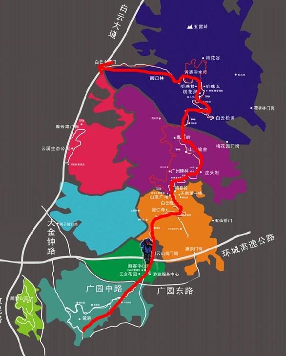 2023广州白云山游览路线