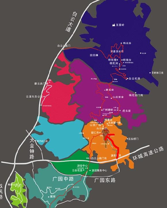 2023广州白云山游览路线