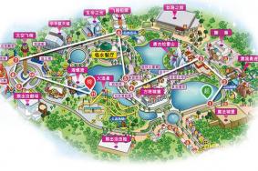 嘉峪关方特欢乐世界游览路线图