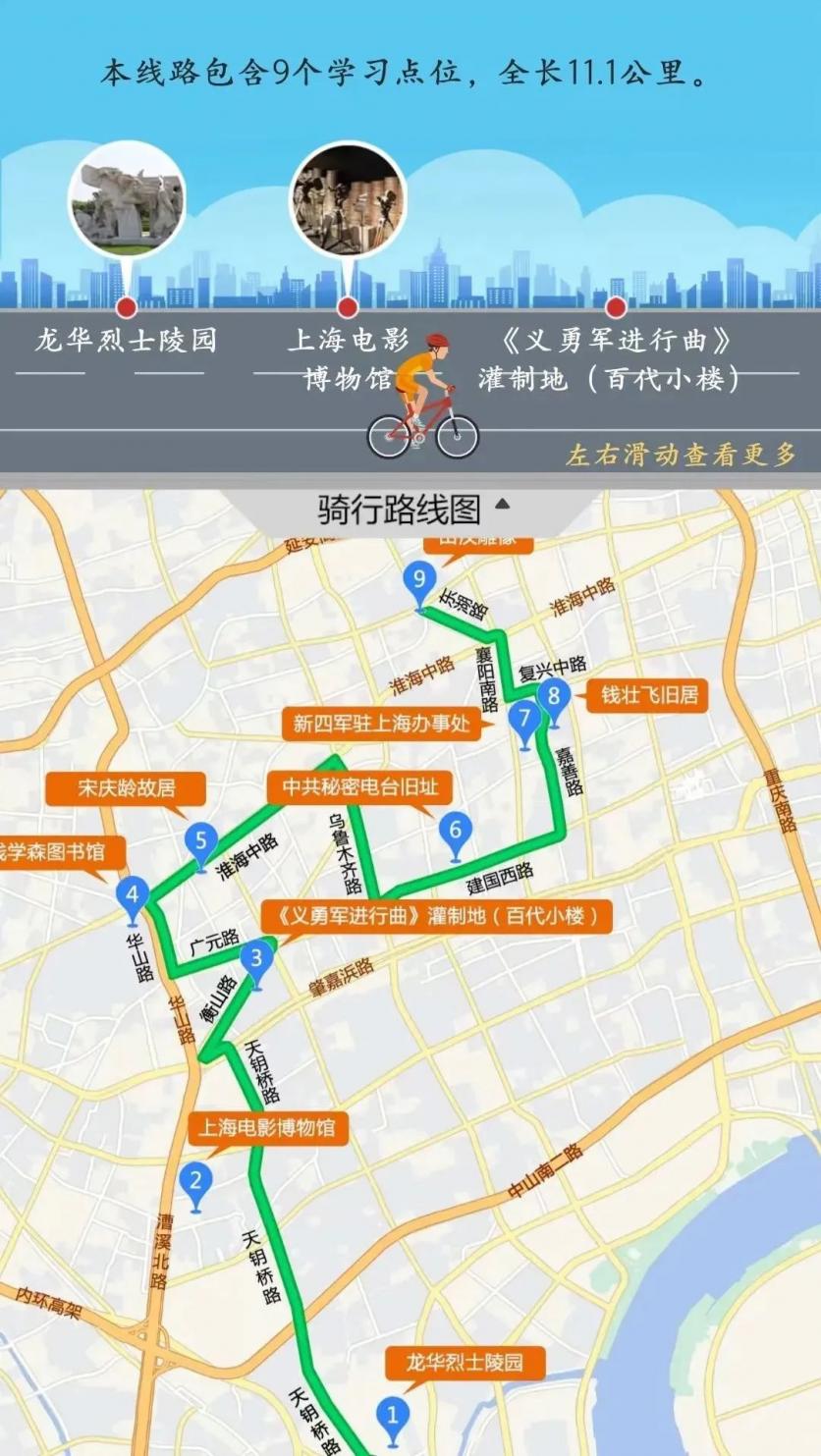 上海徐汇区有哪些值得骑行路线？下面这6条人文行走主题骑行路线不容错过