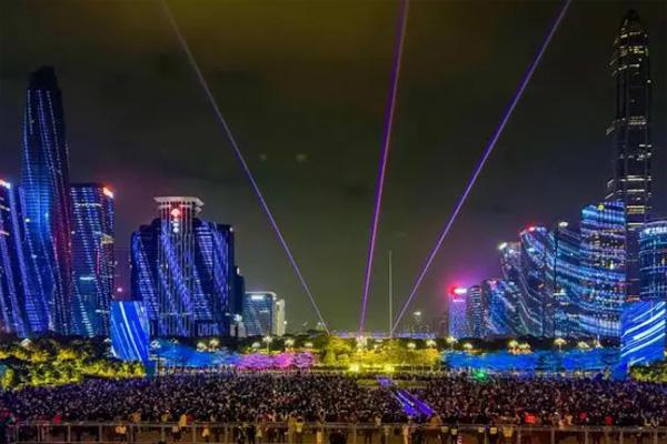 2023深圳中心区灯光秀时间+地点+最佳观赏点