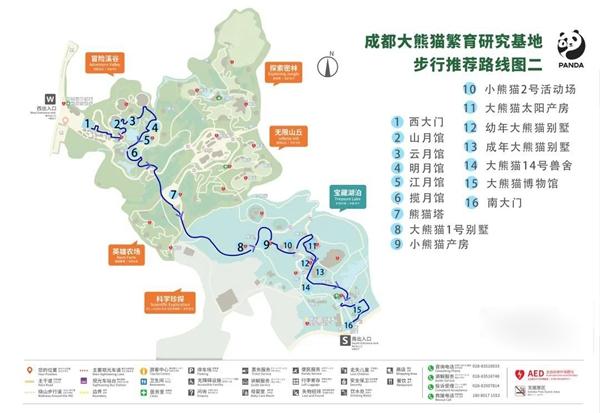 成都大熊貓繁育研究基地游玩最佳路線