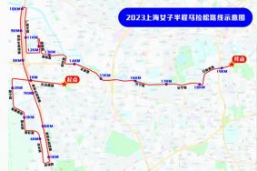2023上海女子半程马拉松比赛路线 附路线图