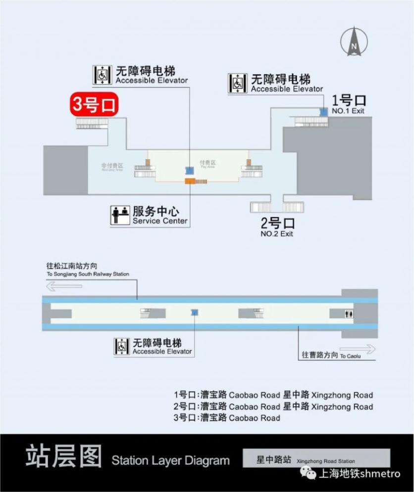 4月1日起上海地铁1号线9号线出入口调整