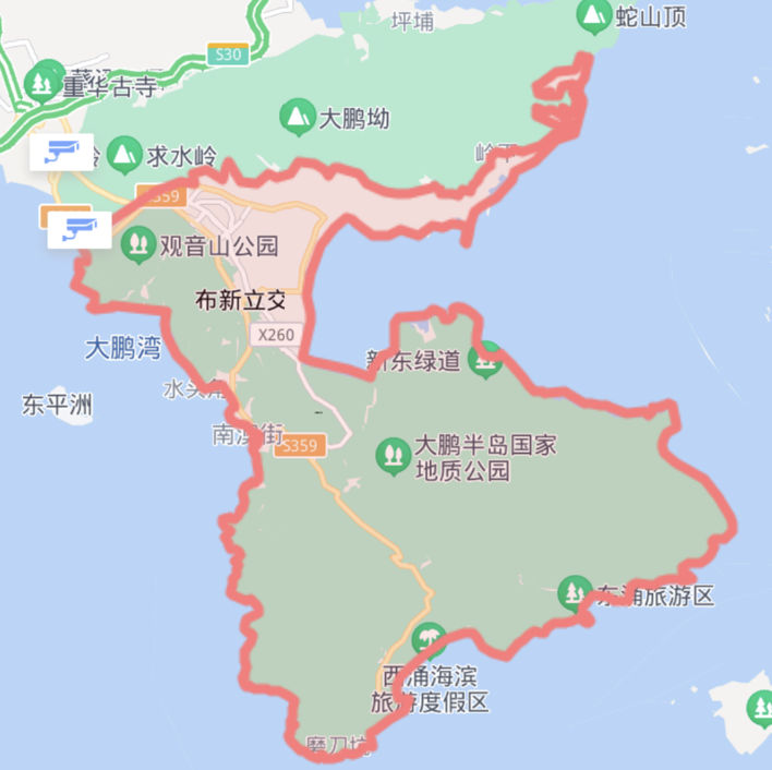 2023深圳东部景区预约通行范围及预约方式