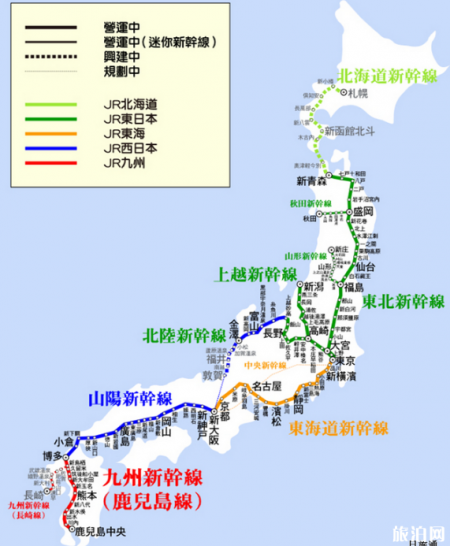 日本JR、新干线、私铁有什么区别
