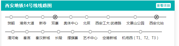 2024西安地铁线路图最新版(持续更新)