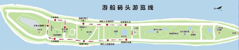 橘子洲觀光車路線圖(最新)