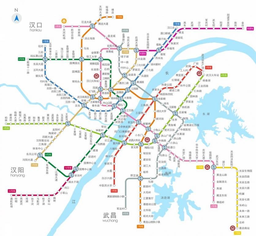 武汉地铁3号线线路图最新+运营时间时刻表