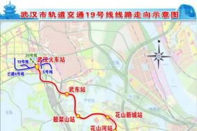 武汉地铁19号线最新线路图2023