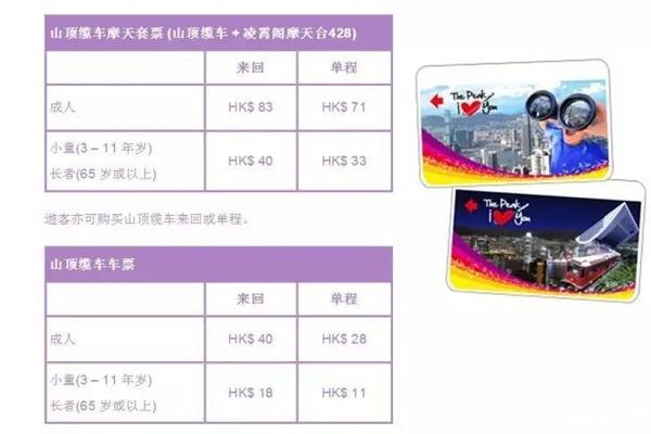 香港太平山顶缆车票价是多少 香港太平山顶巴士攻略