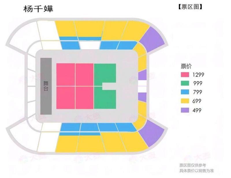 2023杨千嬅上海演唱会时间+地点+门票+歌单+座位图