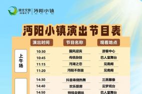 沔阳小镇表演时间表2024