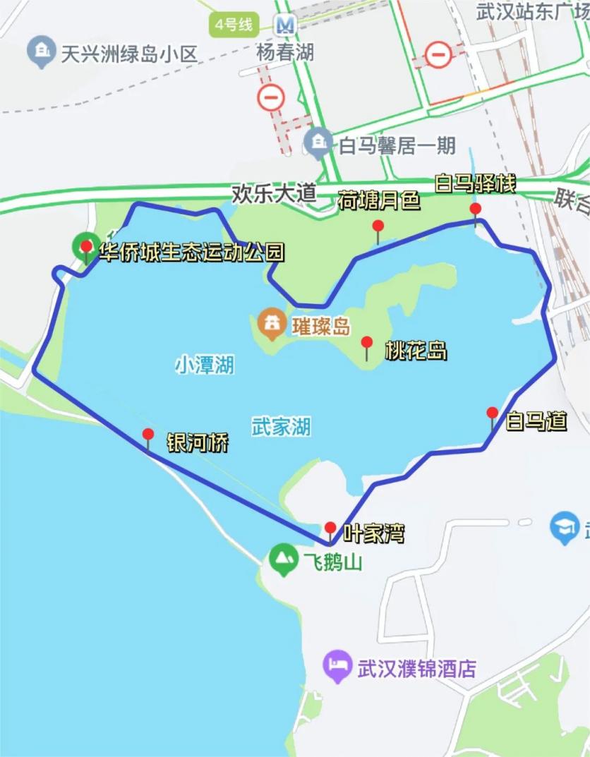 武漢東湖秋季游玩路線推薦