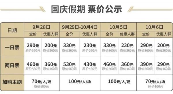 2023只有河南国庆门票优惠