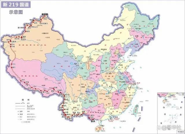 国道219全程路线详细地图 新藏线G219自驾游攻略