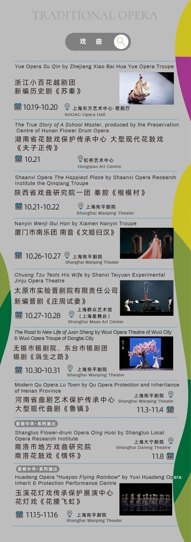 2023年上海国际艺术节节目单