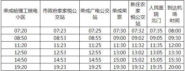 2024威海機場大巴票價多少