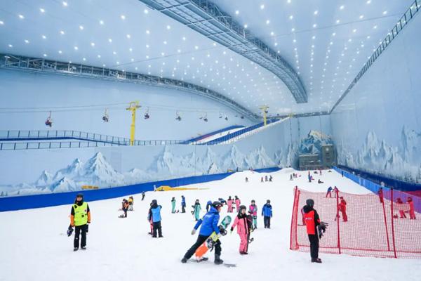 成都融创雪世界滑雪和娱雪是分区了吗