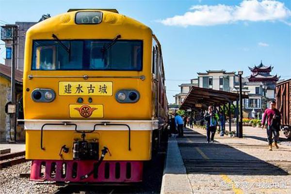 建水古城小火車為什么叫米軌