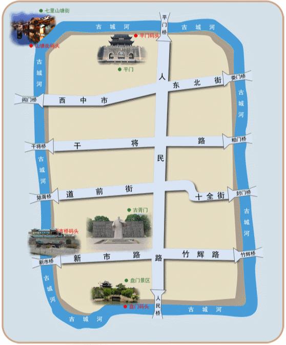 蘇州古運河游船游覽路線 夜游船票多少錢2024