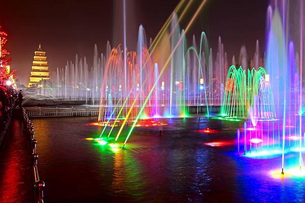 2024西安音乐喷泉表演时间最新