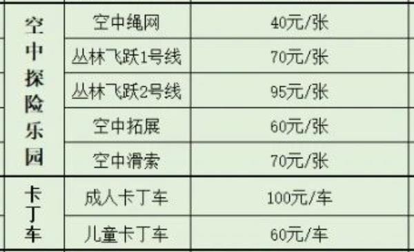 广西高峰森林公园游玩项目有哪些