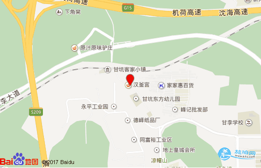 深圳甘坑客家小镇地图图片