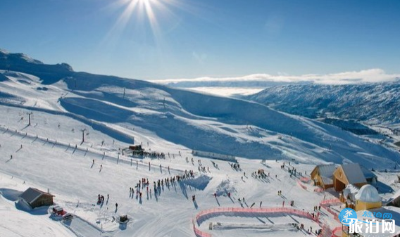 新西兰滑雪场图片