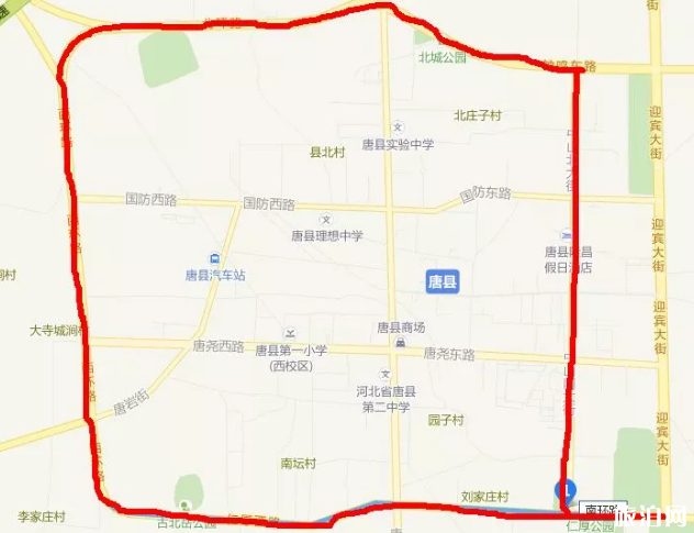 蠡县限行区域道街图图片