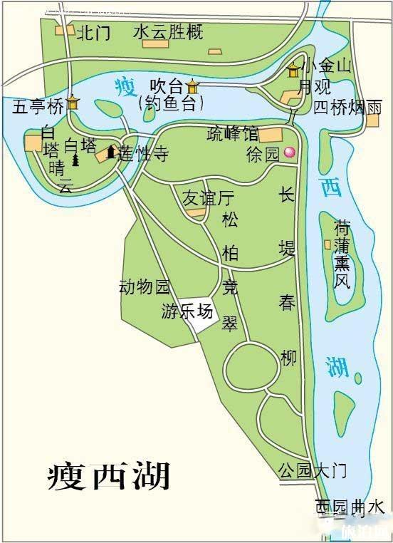 扬州市区景点大全地图图片