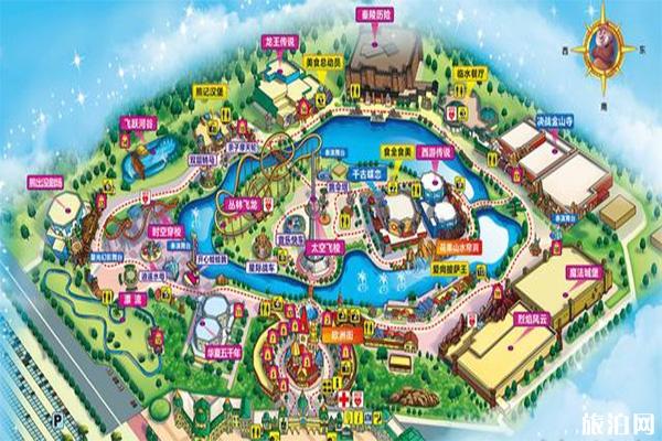 郑州方特游乐园地图图片