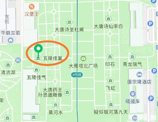 邯郸大唐不夜城位置图片