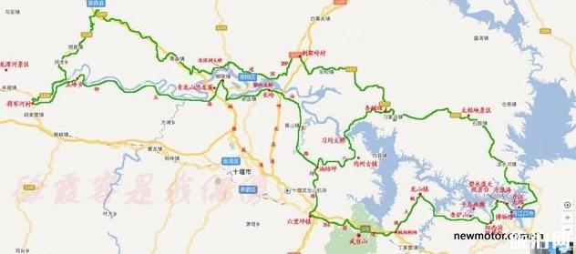 丹江口市环库路路线图图片