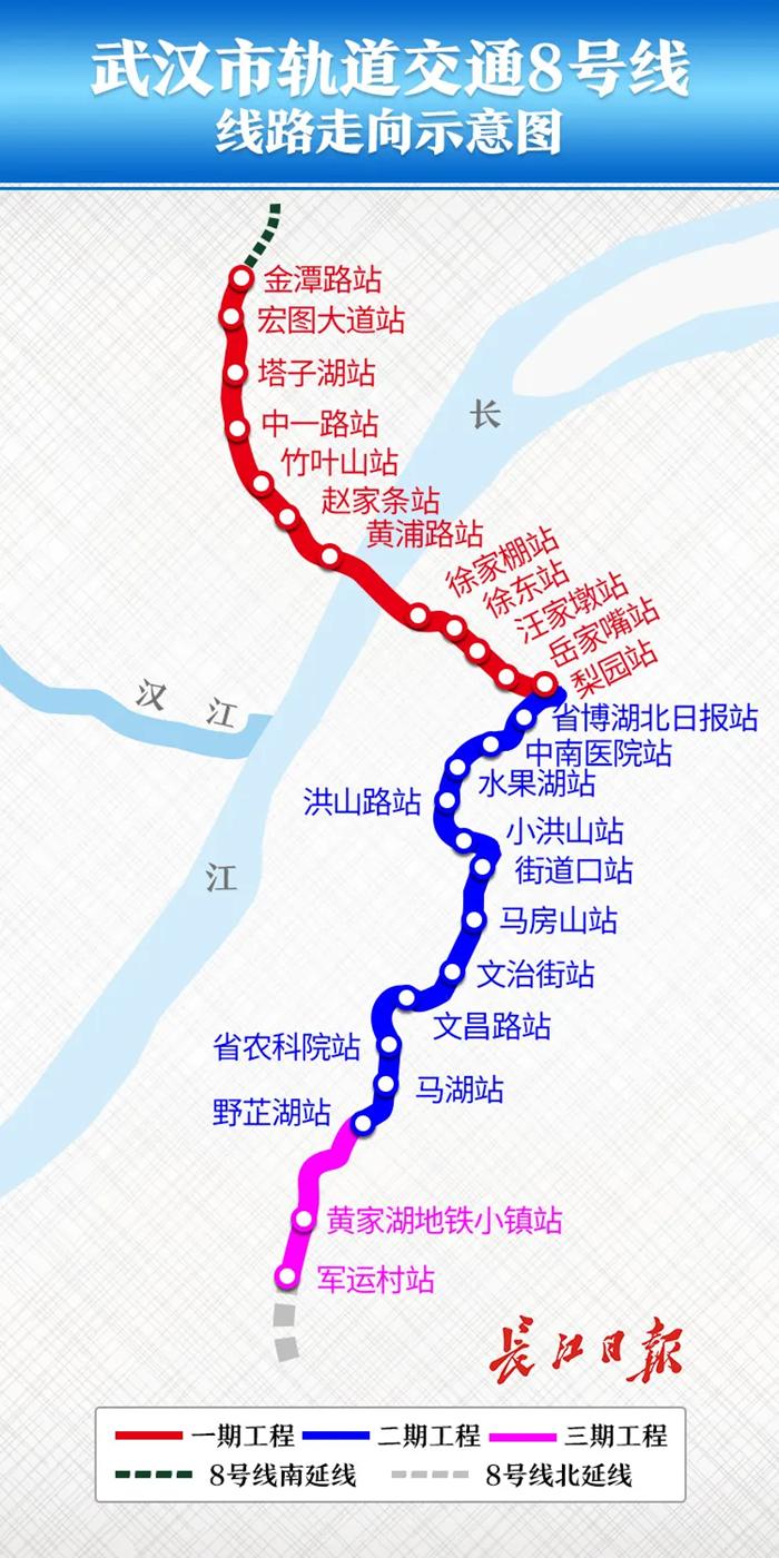 武汉地铁8号线线路图片