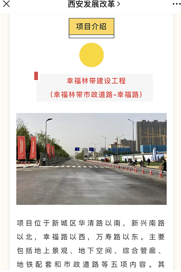 幸福林带市政道路-幸福路