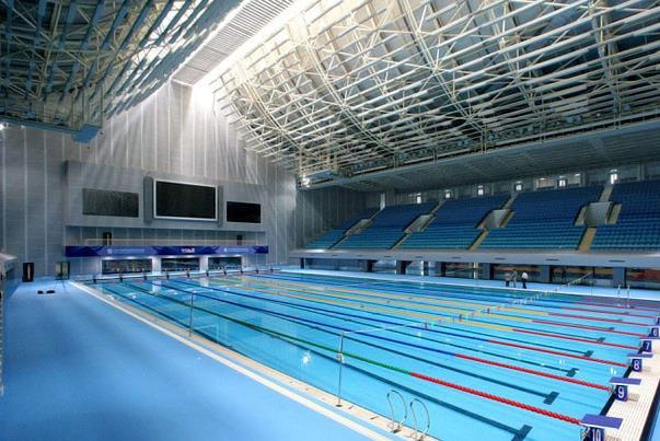 武汉体育中心游泳馆图片