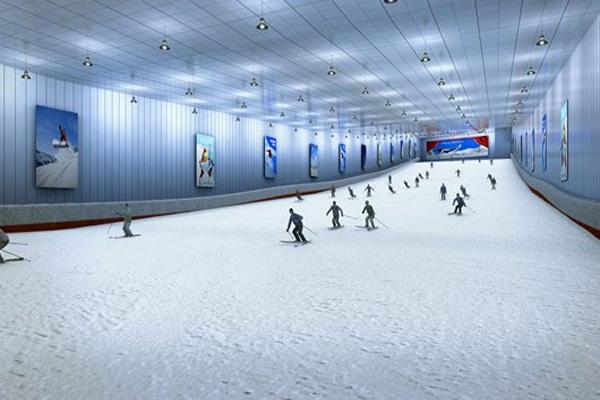 上海最大的室内滑雪场图片