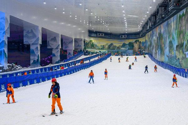 苏州中心滑雪场图片